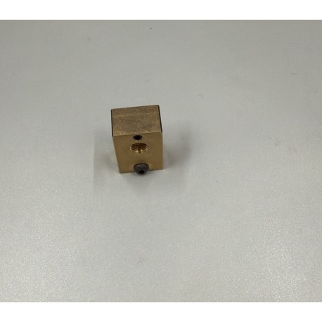 Латунный нагревательный блок хотэнда (под гильзовый термодатчик)