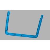 Рамка сетки спинки сиденья BMW X5 E53 (3D печать)