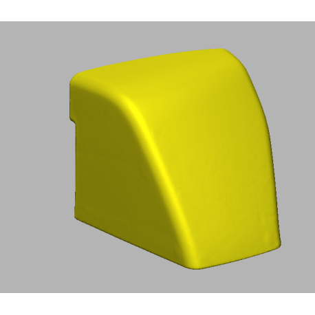 3D-печать заглушки крепления запасного колеса Toyota Hilux Surf 185-1